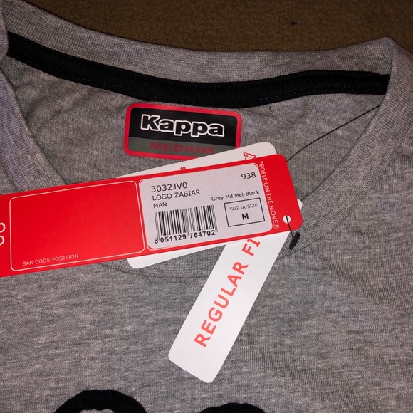 Men’s NWT Kappa Activewear Logo Zobi Long Sleeve Sz. Small - Picture 5 of 6